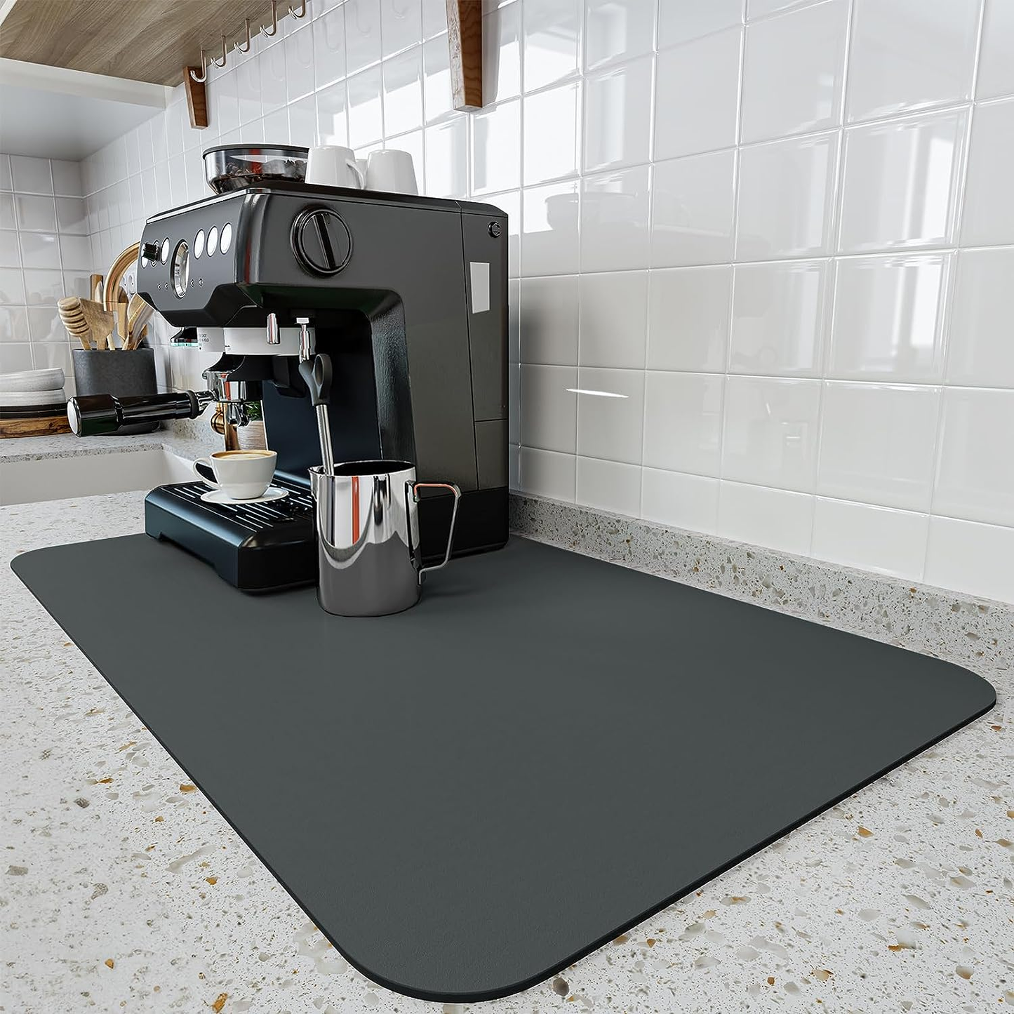 Coffee Mat - Coffee Bar Mat for Countertops