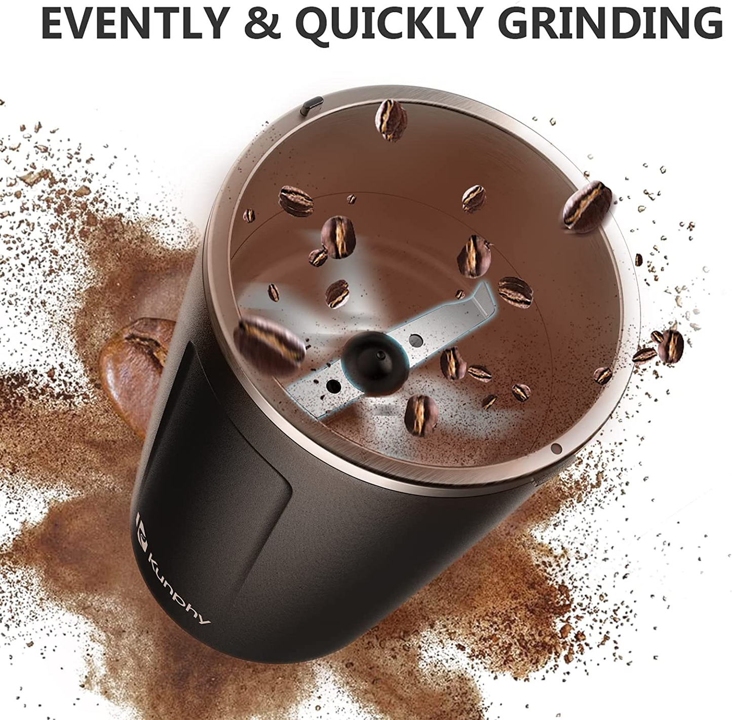 Grinder Coffee Electric Bean Mill Grind Spice Nut Blender Crusher Seed Herb